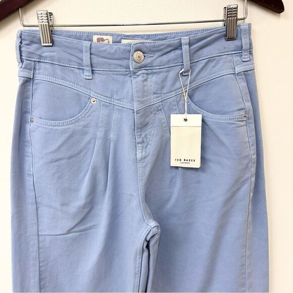 Ted Baker London Barrel Leg with Front Yoke and Pleat Detail Size 26 - Picture 4 of 8